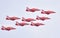 British Air Force Red Arrows Demonstration Team