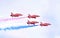 British Air Force Red Arrows Demonstration Team