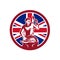 British Blacksmith Union Jack Flag Icon