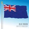 British blue ensign flag, United Kingdom
