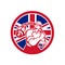 British Cable Installer Union Jack Flag Icon