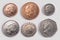 British coins: heads