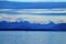 British Columbia Coast Mountains Panorama across Johnstone Strait in Evening Light, Campbell River, Vancouver Island