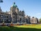 British Columbia Parliament Building in full bloom