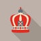 British crown. Vector illustration