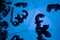 British Currency Symbol With Many Mirroring Images