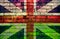 British Flag on Brick wall