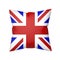 British flag on pillow