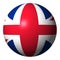 British flag sphere