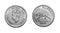 British Indian King George VI 1 Rupee Nickel