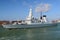 British navy ship living Portsmouth