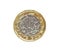 British new one pound coin bimetal queen