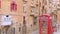 British phone booth in the city of Valletta - MALTA, MALTA - MARCH 5, 2020