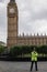 British police next to Big Ben in London in June 2015. England. United Kingdom