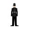 British police officers. uk policeman. black uniform illustration