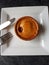 British Pork Pie isolated on a white plate