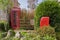 British Post Box and telephone box