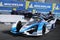 British professional racing driver Alexander Sims of  BMW Andretti Team driving his Formula E car 27 during 2019 NYC E-prix