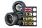 British racing, pit board with flag of the United Kingdom and racing wheels with different compounds type tyres. 3D rendering