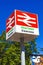 British Rail signpost at Swansea Railway Station