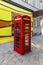 British Red Phone Booth in Vienna