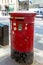 British red Post Box located in central London