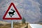 British road sign - Scottish Highlands