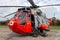 British Royal Navy Sea King helicopter