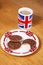 British Tea and Chocolate Biscuit break in office