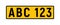 British uk car license plate template. GB car registration numberplate sign design