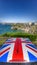 British Union Jack Flag on Car Roof