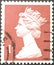 British used stamp depicting Queen Elizabeth II