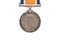 The British War Medal, 1914-18 with ribbon, silver vintage military medal (Squeak), obverse, world war one