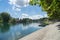 BRIVIO, ITALY/ EUROPE - SEPTEMBER 18: Boats moored on the River