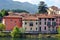 Brivio village on Adda river, Italy