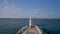 Brixham Harbour Lighthouse from a drone, Brixam, Devon, England, Europe
