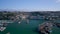 Brixham Marina and Harbour from a drone, Brixam, Devon, England