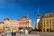 Brno, Czech Republic - April, 2018: Old town of Brno Freedom Square in spring. Capital of Moravia Region, Czech Republic