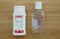 BRNO, CZECH REPUBLIC, MARCH 13, 2020: Gel hand disinfectant disinfection against coronavirus sars covid-19, antibacterial bottle