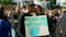 BRNO, CZECH REPUBLIC, SEPTEMBER 20, 2019: Friday for future, demonstration against climate change, banner sign we dont