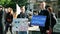 BRNO, CZECH REPUBLIC, SEPTEMBER 20, 2019: Friday for future, demonstration against climate change, banner sign make