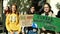 BRNO, CZECH REPUBLIC, SEPTEMBER 20, 2019: Friday for future, demonstration against climate change, banner sign she needs