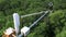 BRNO, CZECH REPUBLIC, SEPTEMBER 24 , 2020: Eddy covariance systems consist sonic anemometer scientific tower station