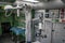 Brno, Czechia - October 08, 2021: Army mobile laser ophthalmology - eye surgery - laboratory with various equipment setup at