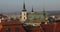 Brno town center lookout view