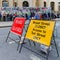 Broad Street, Oxford, UK, 27th November 2016: Art installation b