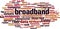 Broadband word cloud