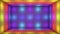 Broadcast Pulsating Hi-Tech Illuminated Cubes Room Stage, Multi Color, Events, 3D, Loopable, 4K