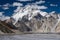 Broadpeak mountain and vigne glacier, K2 trek, Skardu, Gilgit Ba