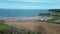 Broadsands, South Devon, England: Drone View: Broadsands beach and fields